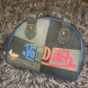 Vintage patchwork Von Dutch mini purse